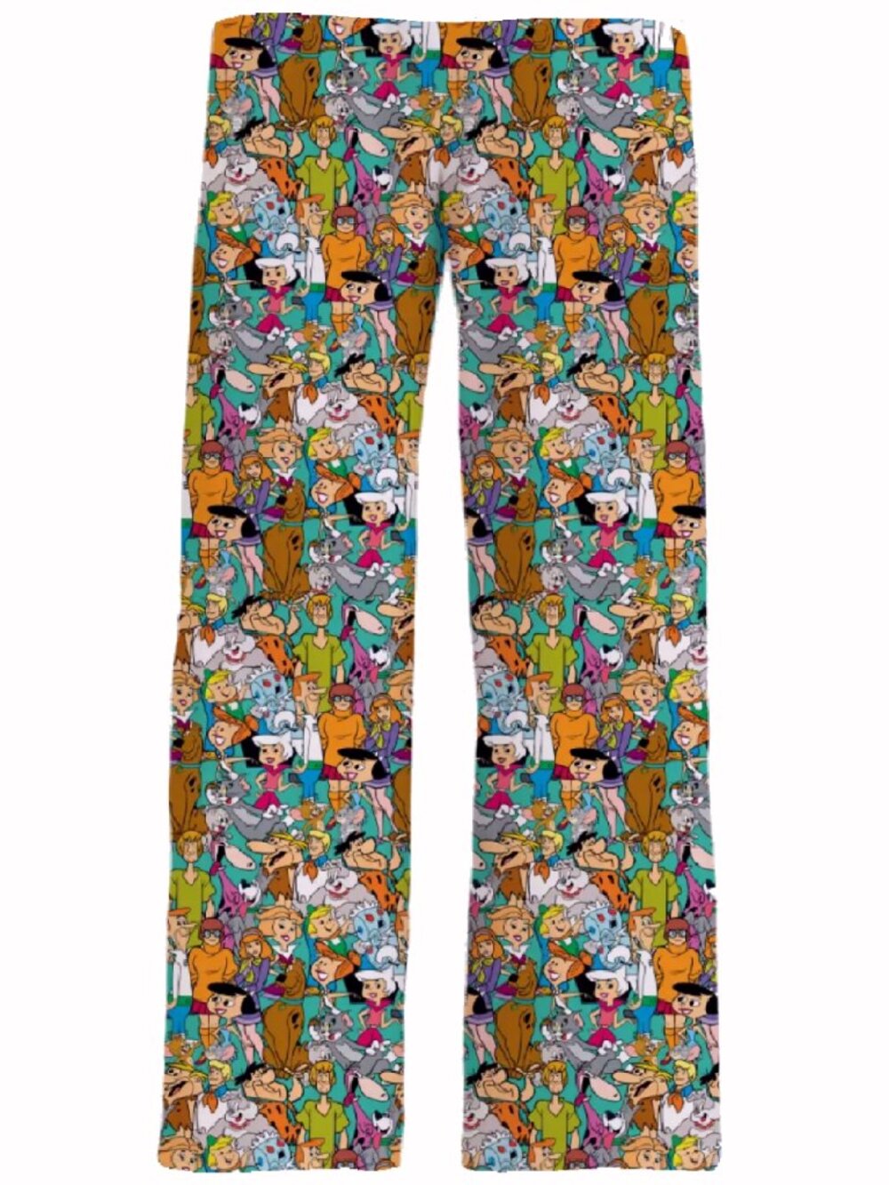 Brief Insanity Saturday Morning Vintage Cartoons Lounge Pants Pajamas NEW